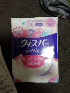 ウィスパー Wガード さわやか 3cc 40枚の商品写真