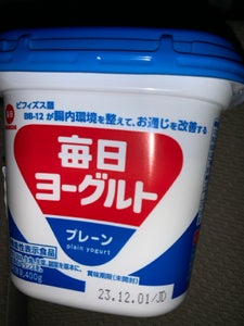 日本酪農協同　毎日ヨーグルト　プレーン　４００ｇの商品写真