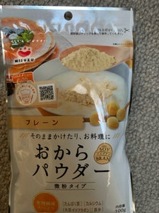 みすず おからパウダー プレーン 100gの商品写真