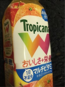 トロピカーナWオレンジブレンド PET 500mlの商品写真