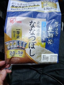 アイリス無洗米北海道産ななつぼし２合×５袋１５００の商品写真