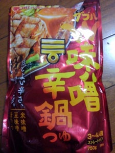 ミツカン　Ｗ味噌辛鍋つゆ　ＳＴ　７５０ｇの商品写真