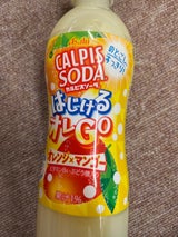カルピスソーダ はじけるオレGO 500ml