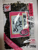 魚の屋 しそわかめ 梅入り 70g