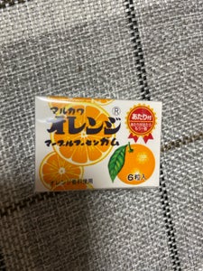 丸川製菓　オレンジマーブルガム　６粒のレビュー画像