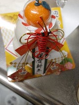 たいまつ食品 お鏡餅こもち切り海老飾り橙 100g