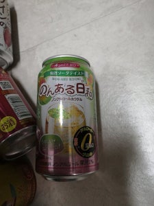 のんあるびより　梅酒ソーダ　缶　３５０ｍｌの商品写真