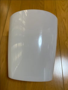 山田化学　楕円形ダストボックス　ホワイトのレビュー画像
