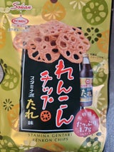 壮関 れんこんチップスタミナ源たれ味 18g