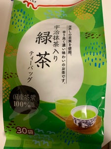 くらしモア　緑茶ティーバッグ　４ｇ×３０の商品写真