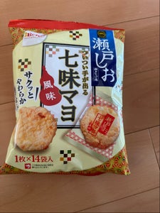 栗山米菓　瀬戸しお七味マヨ風味　１４枚のレビュー画像