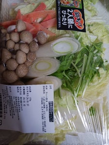成田　鍋物用野菜セット　３７０ｇのレビュー画像