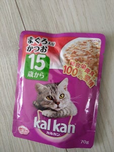 カルカンパウチ 15歳まぐろかつお 70g