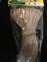 タカショー 園芸ひも 麻 2mm×40m