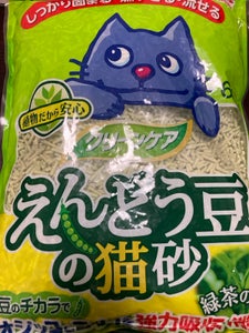 クリーンケア　えんどう豆の猫砂　緑茶の香り　６Ｌのレビュー画像
