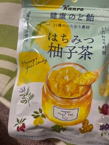 カンロ　健康のど飴はちみつ柚子茶　８０ｇのレビュー画像
