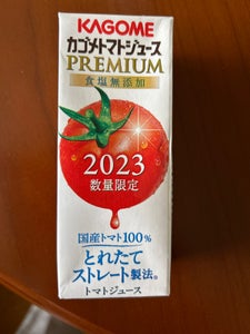 カゴメトマトジュースプレミアム食塩無添加１９５ｍｌの商品写真