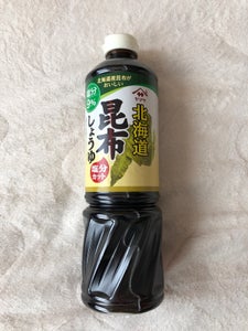ヤマサ　北海道昆布醤油　塩分カット　パック　１Ｌのレビュー画像
