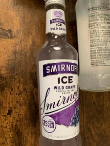 スミノフアイス　ワイルドグレープ　瓶　２７５ｍｌの商品写真