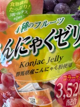 雪国アグリ 4種のフルーツこんにゃくゼリー 64個