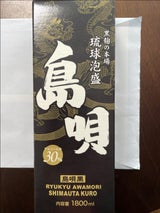 島唄 30度 乙 泡盛 黒パック 1.8l