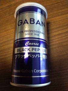 ギャバン　ブラックペッパー　荒挽　缶　１００ｇの商品写真