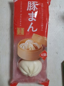 三桃食品株式会社九州工場　豚まん　４個のレビュー画像