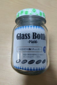 エコー金属　フタ付ガラス瓶　チェック４５０ｍｌのレビュー画像