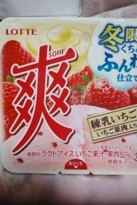 ロッテ　爽練乳いちご　１８５ｍｌの商品写真