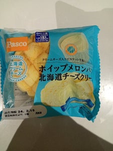 パスコ　ホイップメロンパン　北海道チーズクリームのレビュー画像