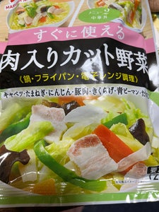 マルハニチロ　肉入りカット野菜　１２０ｇの商品写真