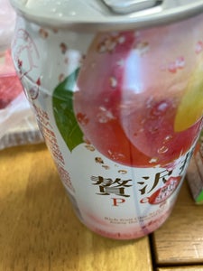 アサヒ　贅沢搾り　桃　缶　３５０ｍｌの商品写真