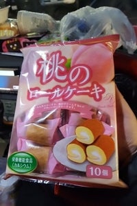 山内製菓　桃のロールケーキ　１０個の商品写真