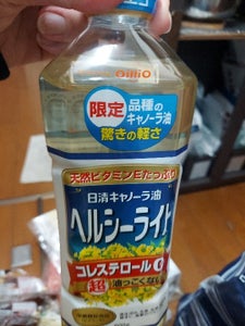 日清オイリオ　キャノーラ油ヘルシーライト　６００ｇの商品写真