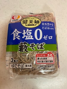 シマダヤ　健美麺　食塩ゼロ　藪そば　１６０ｇ×３のレビュー画像