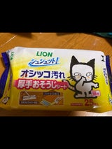 シュシュット! 厚手おそうじシート 猫用 25枚