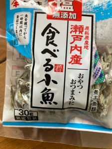 ヤマキ　塩無添加瀬戸内産食べる小魚　３０ｇの商品写真