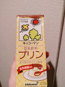 キッコーマンソイＦ　豆乳飲料プリン　２００ｍｌの商品写真
