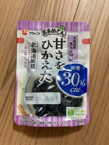フジッコ　甘さをひかえた　北海道黒豆　１１０ｇのレビュー画像