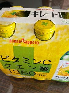 ポッカサッポロ　キレートレモン　瓶　１５５ｍｌ×６のレビュー画像
