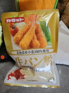 大川食品　カラット生パン粉　道産小麦粉　１２０ｇのレビュー画像