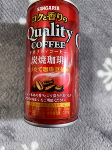 サンガリア　コクと香りコーヒー　炭焼　１８５ｇの商品写真