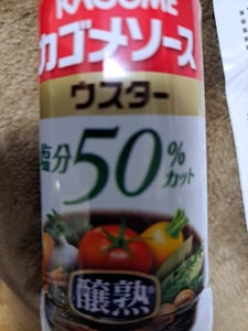 カゴメ醸熟ソース塩分５０％カットウスター１８０ｍｌの商品写真