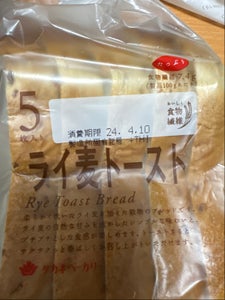 タカキ　ライ麦トースト　５枚の商品写真