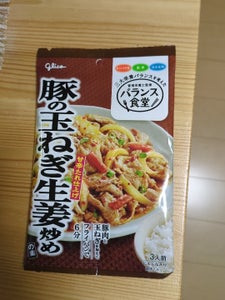 グリコ　バランス食堂豚の玉ねぎ生姜炒めの素　７４ｇの商品写真