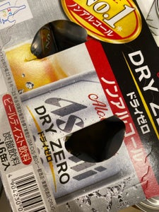 アサヒ ドライゼロ 缶 ３５０ｍｌ×６の商品写真