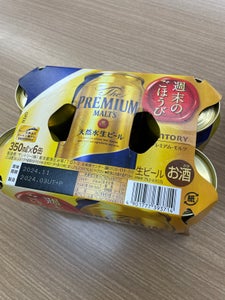 ザ・プレミアム・モルツ　缶　３５０ｍｌ×６の商品写真