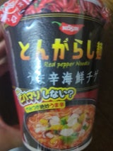 日清 とんがらし麺 海鮮チゲ 63g