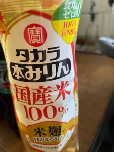 タカラ本みりん国産米１００％米麹甘みまろやか５００の商品写真