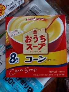 ポッカサッポロ　おうちスープコーン８袋　箱　９６ｇの商品写真